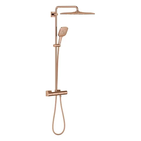 Duschsystem Rainshower SmartActive 310 26837, mit Thermostatbatterie, Wandmontage, 450mm Duscharm, Kopfbrause Rainshower Mono 310 Cube, Handbrause Rainshower SmartActive 130 Cube, hard graphite Duschsystem Rainshower SmartActive 310 26837, mit Thermostatbatterie, Wandmontage, 450mm Duscharm, Kopfbrause Rainshower Mono 310 Cube, Handbrause Rainshower SmartActive 130 Cube, hard graphite