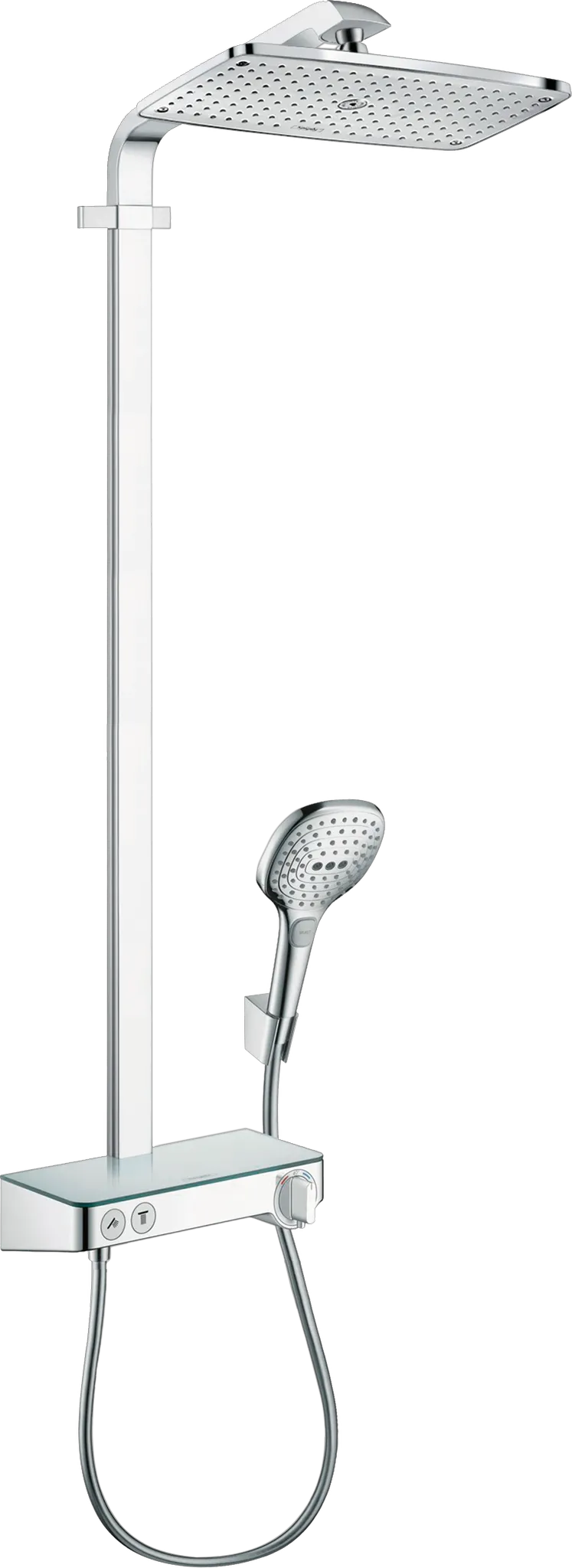 Showerpipe Raindance Select chrom mit ShowerTablet KB Raindance E 360 ST Showerpipe Raindance Select chrom mit ShowerTablet KB Raindance E 360 ST