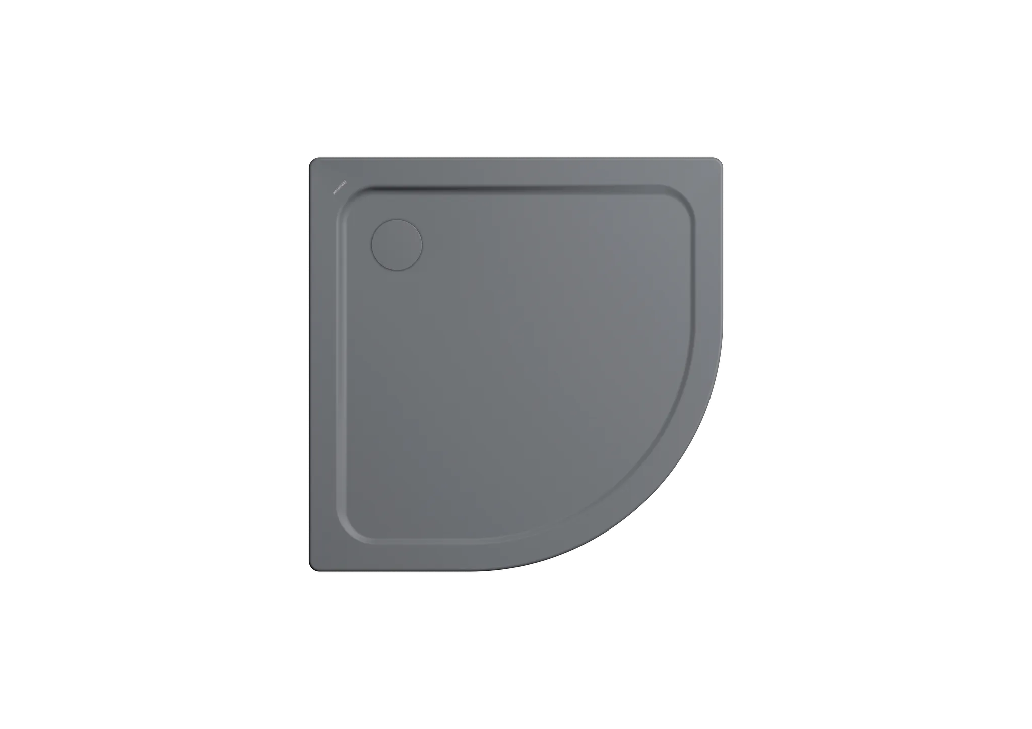 Kaldewei viertelkreis Duschwanne „Arrondo“ 90 × 90 cm in cool grey 70 Kaldewei viertelkreis Duschwanne „Arrondo“ 90 × 90 cm in cool grey 70