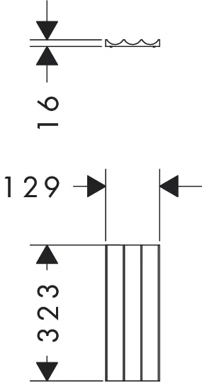 IntraStoris Schubkasteninnenenteilung Modul 130/320 Nussbaum Dunkel IntraStoris Schubkasteninnenenteilung Modul 130/320 Nussbaum Dunkel