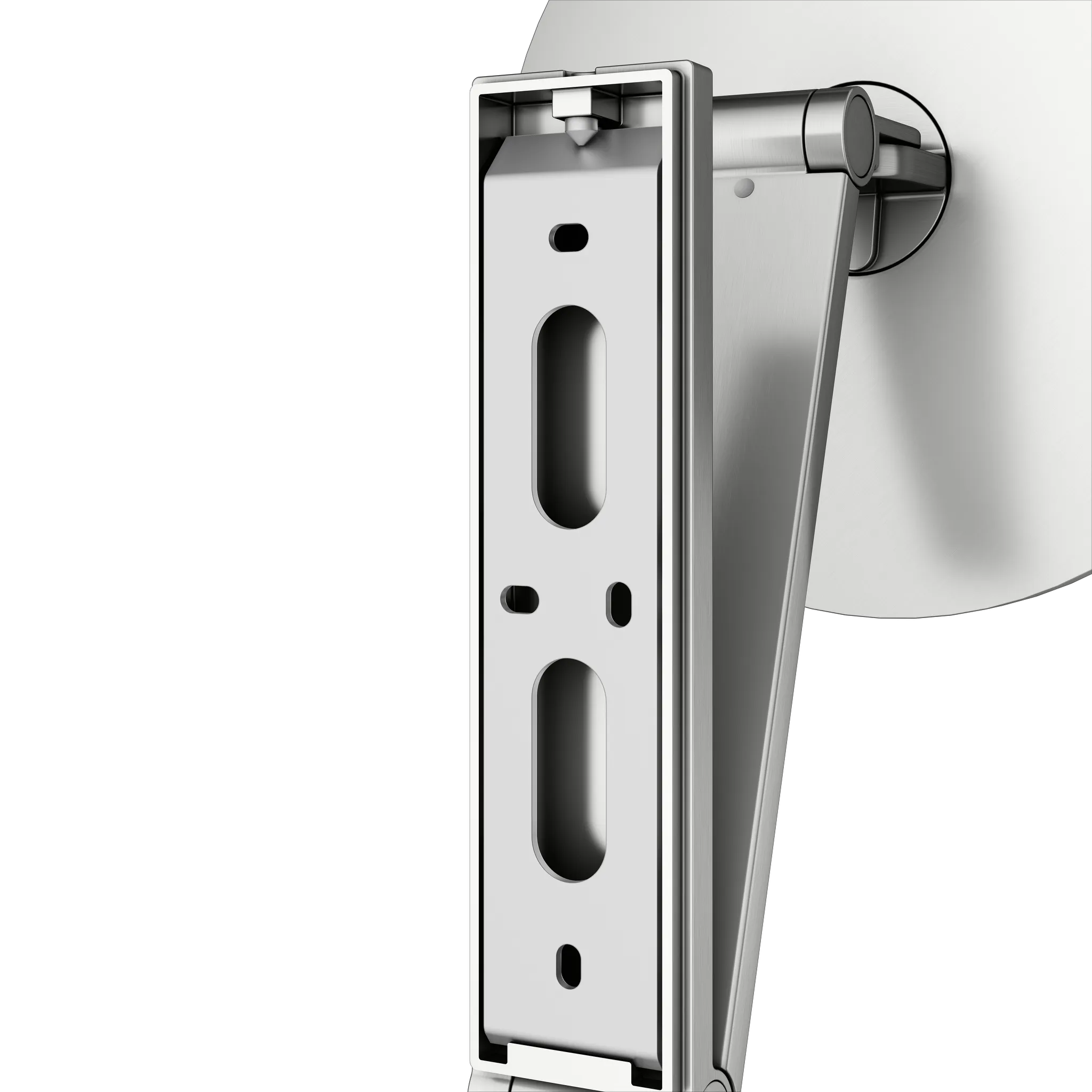 KEUCO Kosmetikspiegel iLook_move unbeleuchtet, rund, Edelstahl-finish