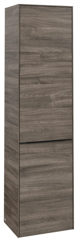 Villeroy & Boch Hochschrank Subway 3.0 C59301, eckig, Stone Oak, 450x1710x346mm, mit Absenkautomatik und Waschtischplatte Villeroy & Boch Hochschrank Subway 3.0 C59301, eckig, Stone Oak, 450x1710x346mm, mit Absenkautomatik und Waschtischplatte