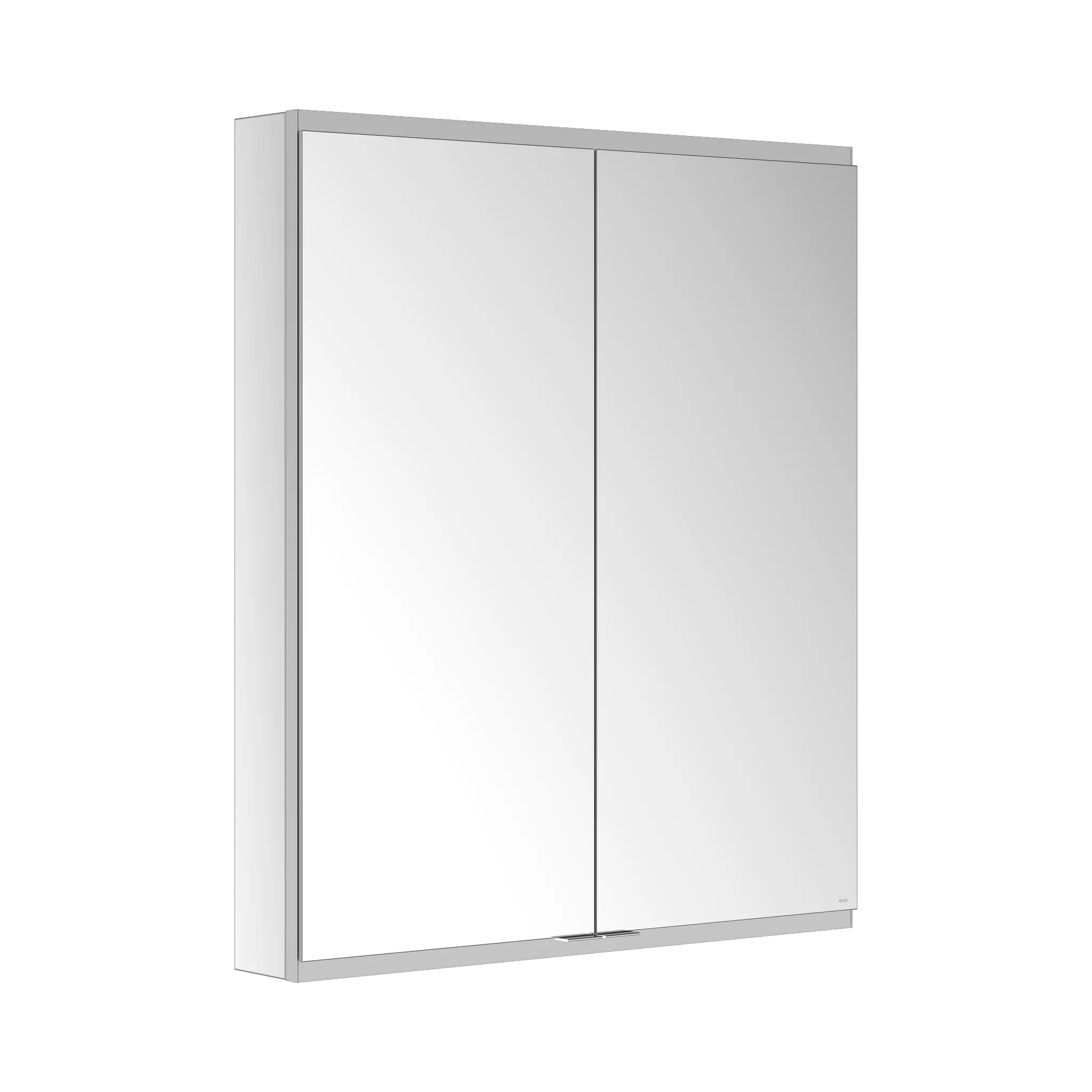 KEUCO Royal Modular 2.0 Spiegelschrank unbeleuchtet Wandvorbau, 2 Steckdosen, 800 x 900 x 120 mm silber-eloxiert