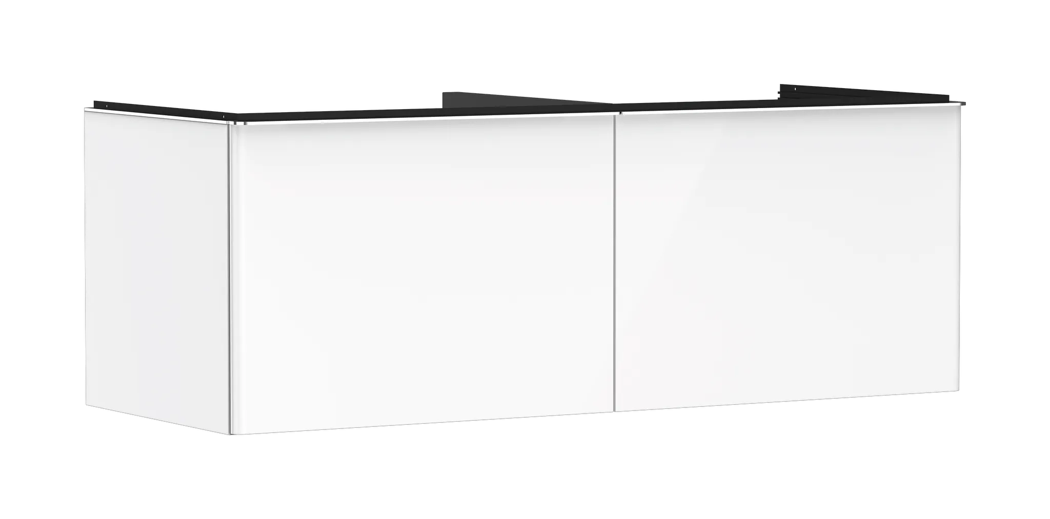 Hansgrohe Xelu Q Waschtischunterschrank Weiß Hochglanz 1360x550mm mit 2 Schubkästen Hansgrohe Xelu Q Waschtischunterschrank Weiß Hochglanz 1360x550mm mit 2 Schubkästen