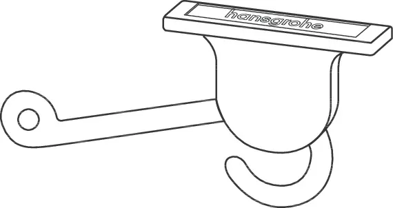 Hansgrohe RainDrain Rock Servicewerkzeug Logolifter