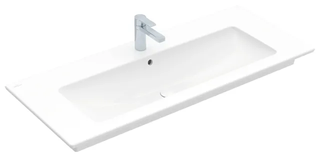 Villeroy & Boch Wandwaschtisch „Venticello“ 1200 × 500 × 175 mm, für Becken mittig, mit Hahnlochbohrung, Hahnlochposition mittig in Weiß Alpin Villeroy & Boch Wandwaschtisch „Venticello“ 1200 × 500 × 175 mm, für Becken mittig, mit Hahnlochbohrung, Hahnlochposition mittig in Weiß Alpin