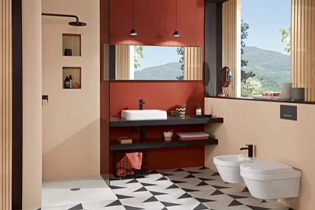 Villeroy & Boch Architectura Tiefspül-WC spülrandlos 4694R0, Rund, wandhängend, Weiß Alpin Villeroy & Boch Architectura Tiefspül-WC spülrandlos 4694R0, Rund, wandhängend, Weiß Alpin