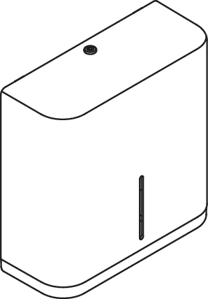 WC-Großrollenhalter Korpus Fb 98, Rahmen signalweiß WC-Großrollenhalter Korpus Fb 98, Rahmen signalweiß