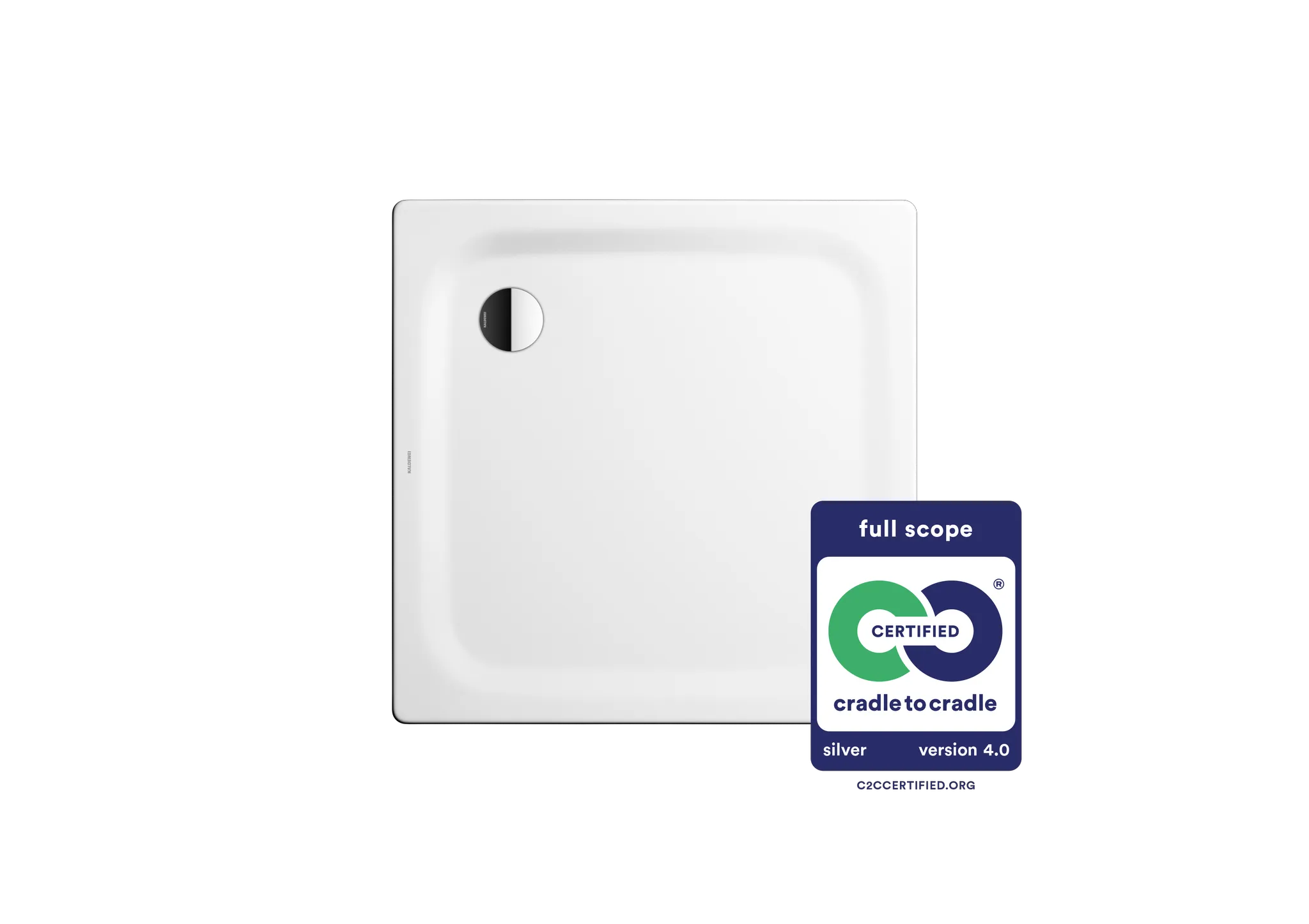 Kaldewei quadrat Duschwanne „Superplan Classic“ 100 × 100 cm ohne Oberflächenbeschichtung, ohne Oberflächenveredelung, in alpinweiß Kaldewei quadrat Duschwanne „Superplan Classic“ 100 × 100 cm ohne Oberflächenbeschichtung, ohne Oberflächenveredelung, in alpinweiß