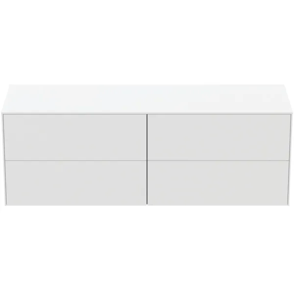 Ideal Standard Waschtischunterschrank „Conca“ 158,7 × 55 × 50,5 cm Weiß matt lackiert