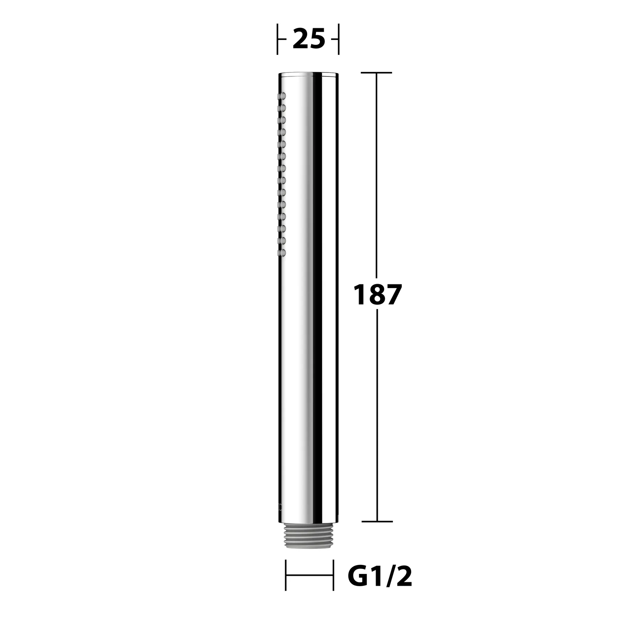 Edition Atelier 56080010100 Stabhandbrause verchromt Edition Atelier 56080010100 Stabhandbrause verchromt