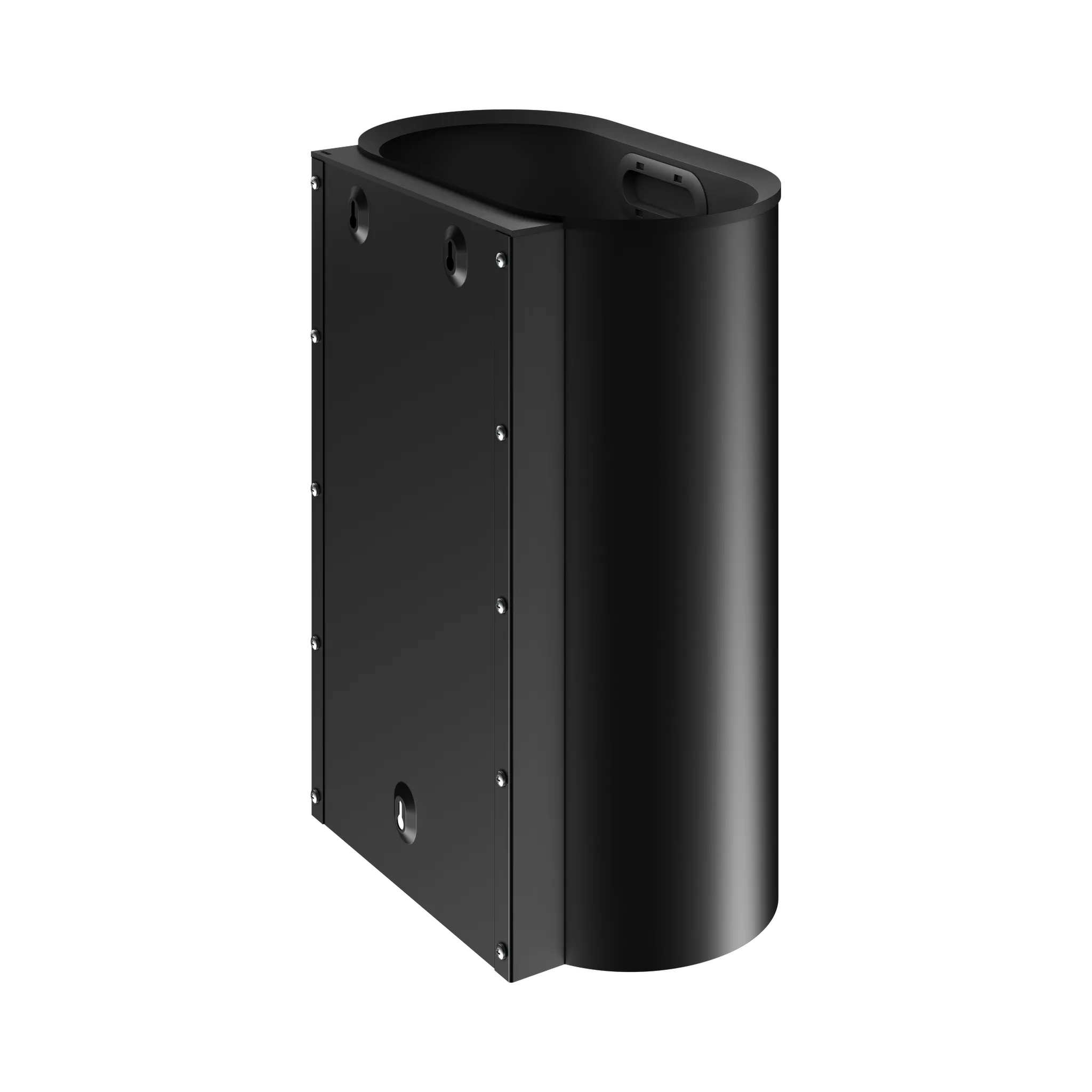 Plan Abfallsammler wandhängend schwarz matt Plan Abfallsammler wandhängend schwarz matt