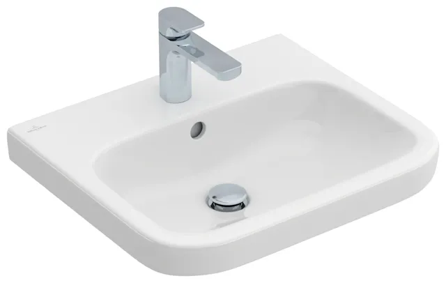 Villeroy & Boch Waschbecken geschliffen „Architectura“ 550 × 470 × 180 mm, ohne Hahnlochbohrung, mit Hahnlochbank, Hahnlochposition mittig in Weiß Alpin Villeroy & Boch Waschbecken geschliffen „Architectura“ 550 × 470 × 180 mm, ohne Hahnlochbohrung, mit Hahnlochbank, Hahnlochposition mittig in Weiß Alpin