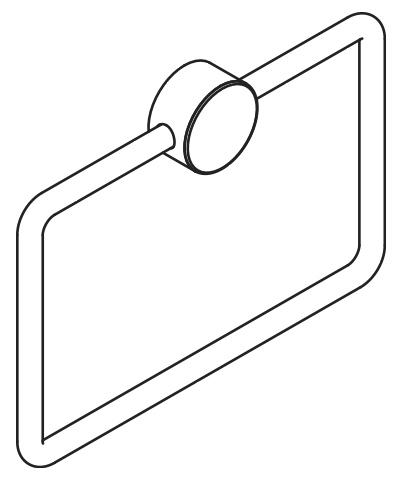 HEWI Handtuchring „System 815“ 20 cm