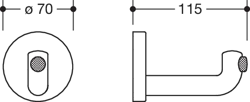HEWI Wandhaken „Serie 477“ HEWI Wandhaken „Serie 477“