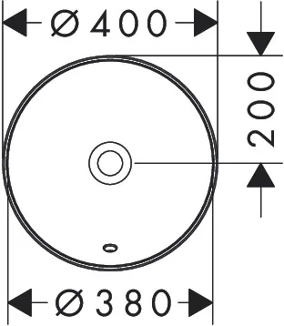 Xuniva S Einbauwaschtisch 400/400 ohne Hahnloch mit Überlauf Weiß Xuniva S Einbauwaschtisch 400/400 ohne Hahnloch mit Überlauf Weiß
