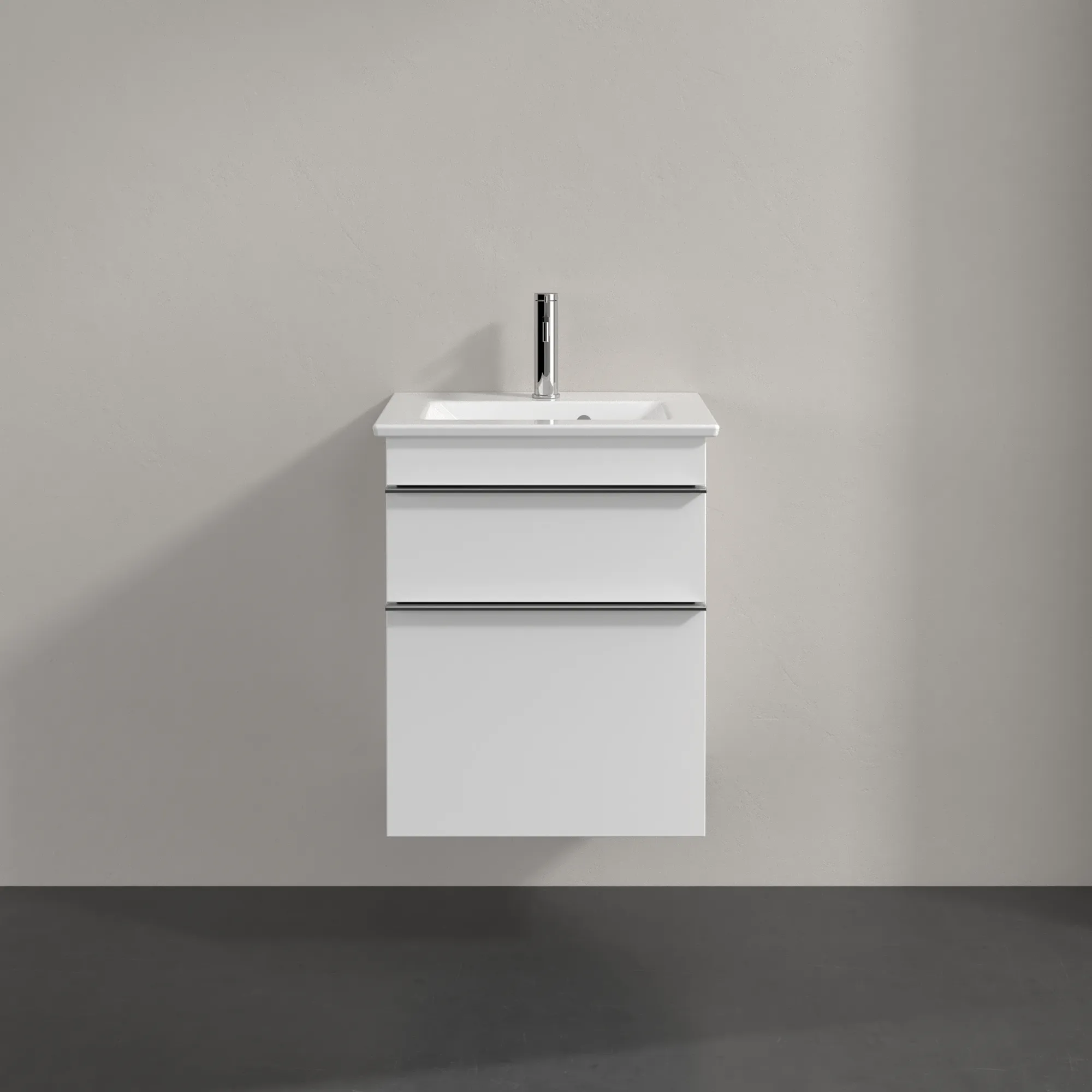 Villeroy & Boch Waschtischunterschrank „Venticello“ für Schrankwaschtisch 466 × 590 × 425 mm Glossy White, für Becken mittig