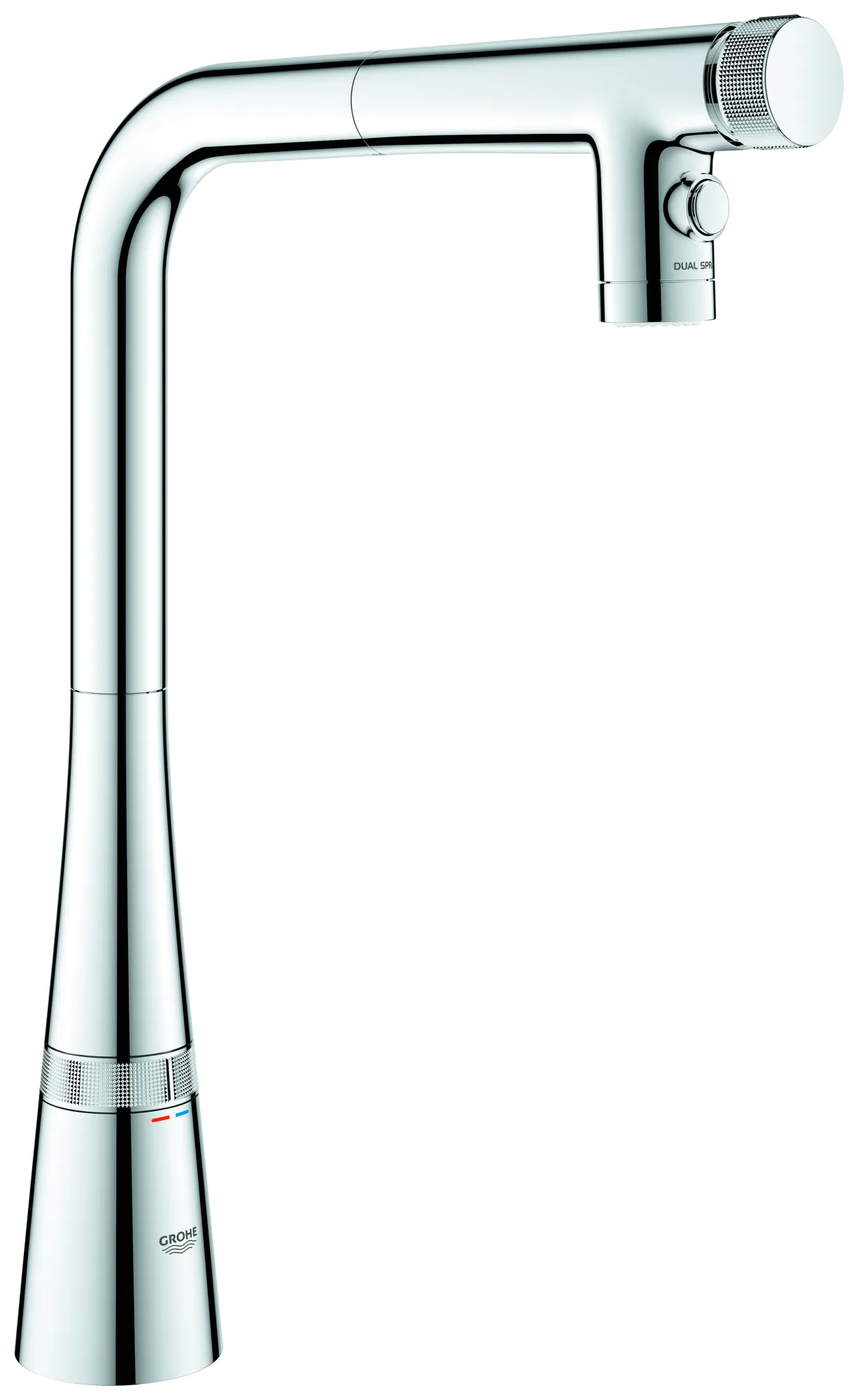 Spültischbatterie Zedra SmartControl 31886, ausziehbare Dual Spülbrause, chrom Spültischbatterie Zedra SmartControl 31886, ausziehbare Dual Spülbrause, chrom