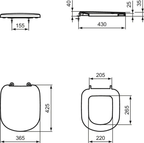 Ideal Standard WC-Sitz „EurovitPlus“