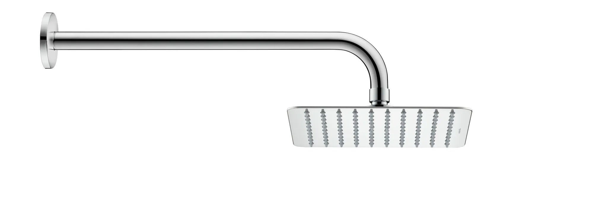 Kopfbrause eckig 300 chrom