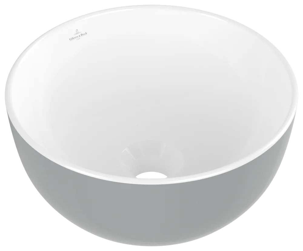 Villeroy & Boch Aufsatzwaschbecken Artis French Linen 325x325x135 mm TitanCeram glänzend rund Villeroy & Boch Aufsatzwaschbecken Artis French Linen 325x325x135 mm TitanCeram glänzend rund