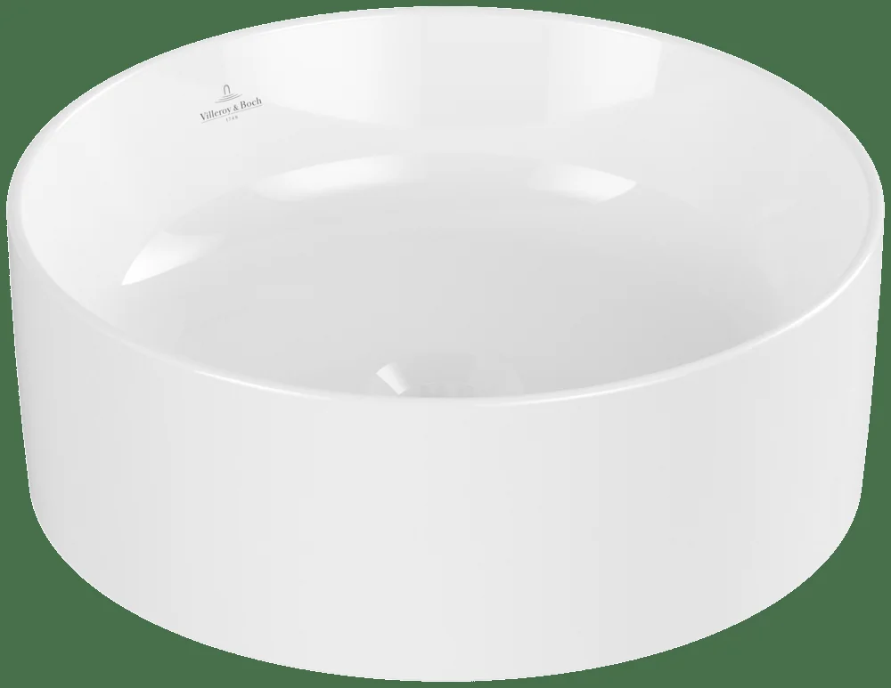 Villeroy & Boch Collaro Aufsatzwaschbecken 400x400mm, Rund ohne Überlauf, Weiß Alpin Villeroy & Boch Collaro Aufsatzwaschbecken 400x400mm, Rund ohne Überlauf, Weiß Alpin