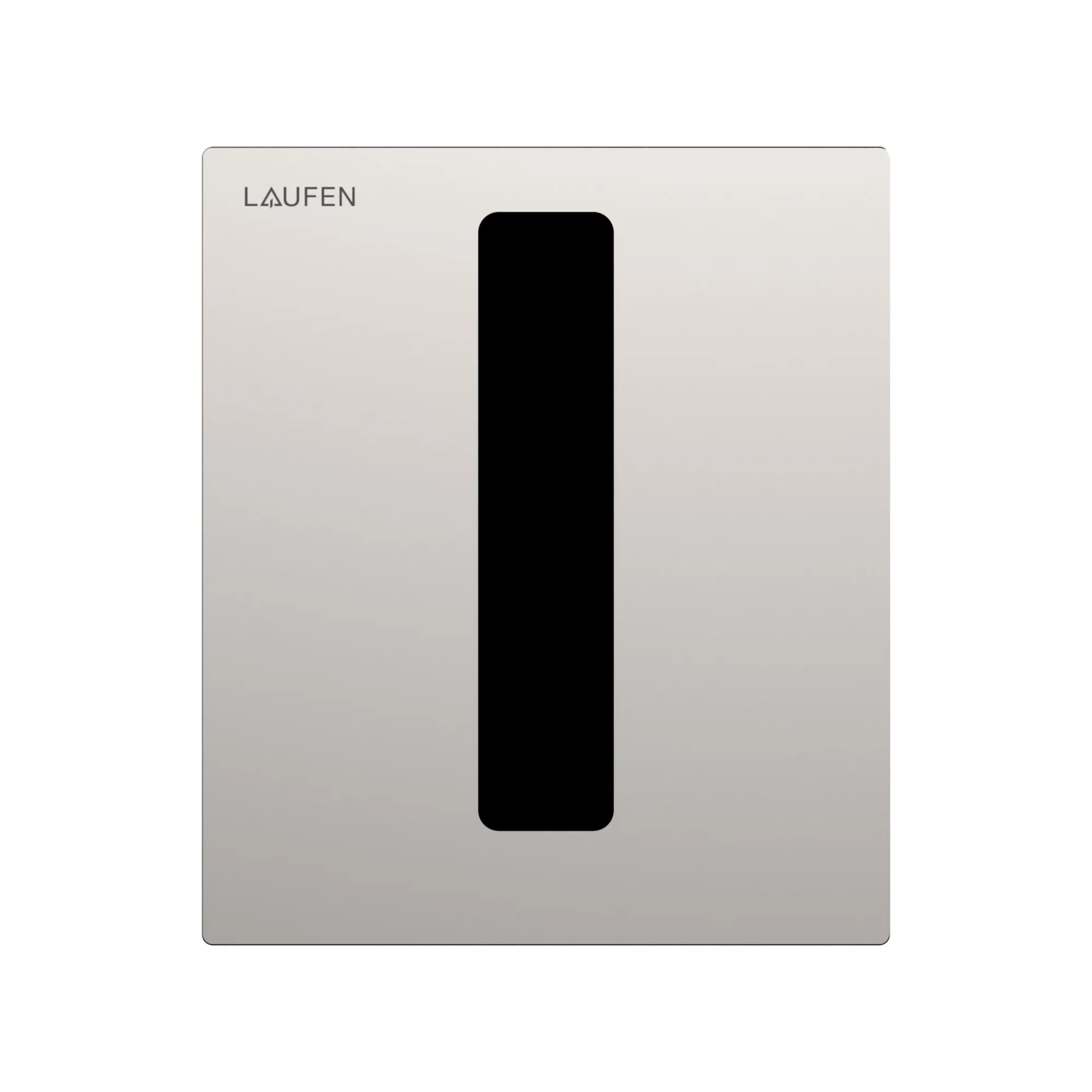 INEO E-AU 105 Betätigungsplatte Urinal Edelstahl gebürstet mit Taste schwarz INEO E-AU 105 Betätigungsplatte Urinal Edelstahl gebürstet mit Taste schwarz