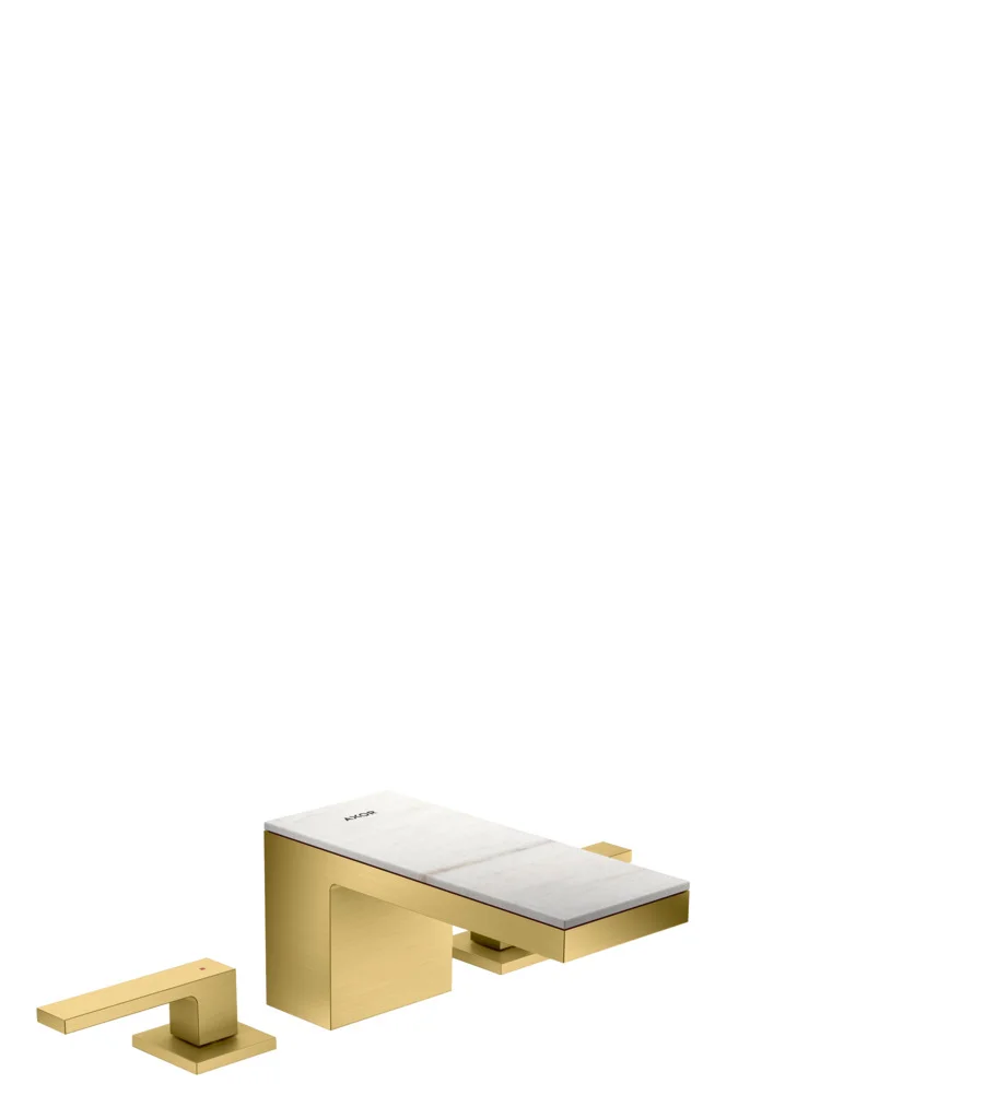 Hansgrohe AXOR MyEdition Platte 200 mm Marmor Lasa Covelano Vena Oro abnehmbar