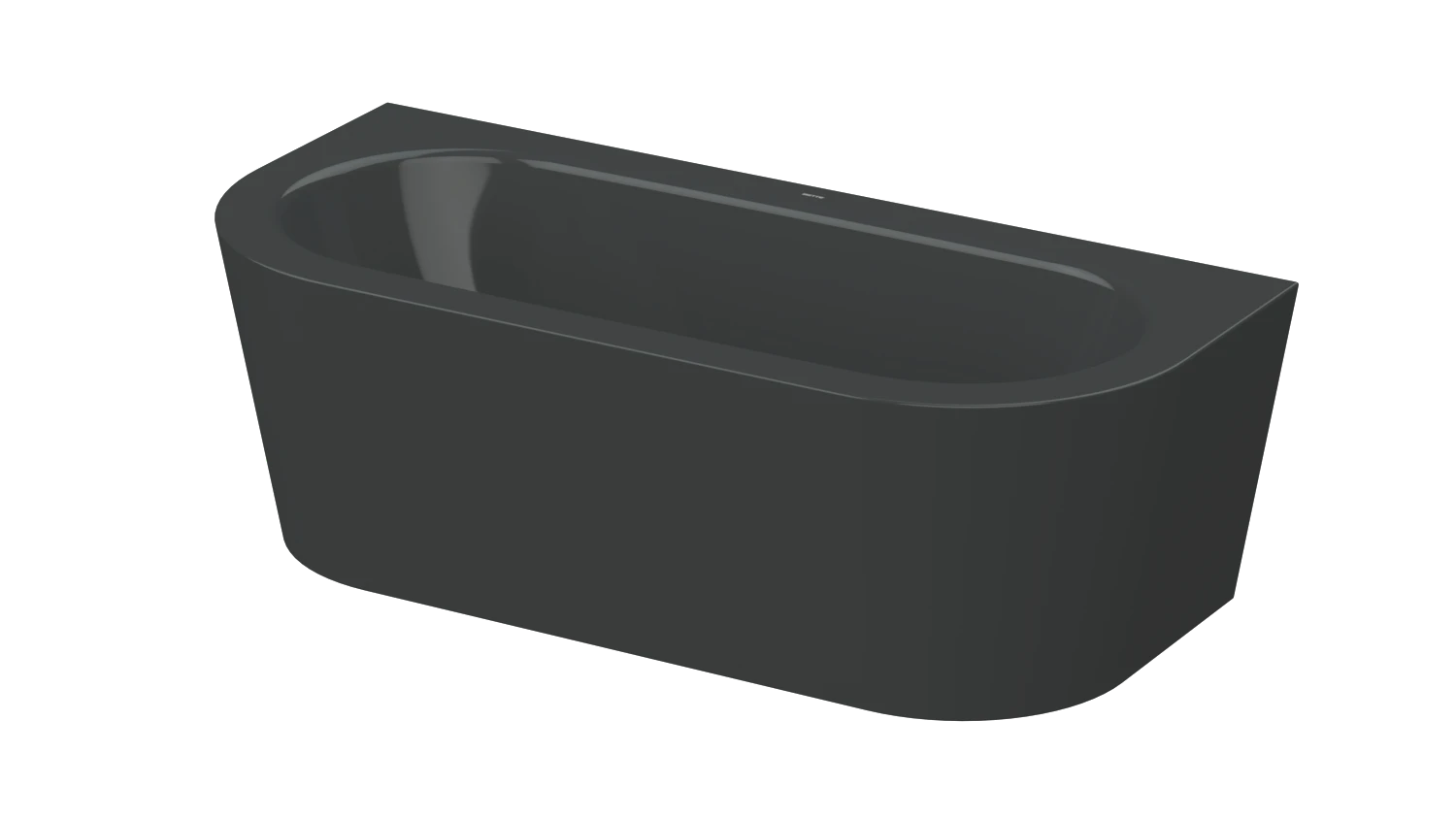 Bette rechteck Badewanne „BetteStarlet I Silhouette“ 175 × 80 cm in Schwarz