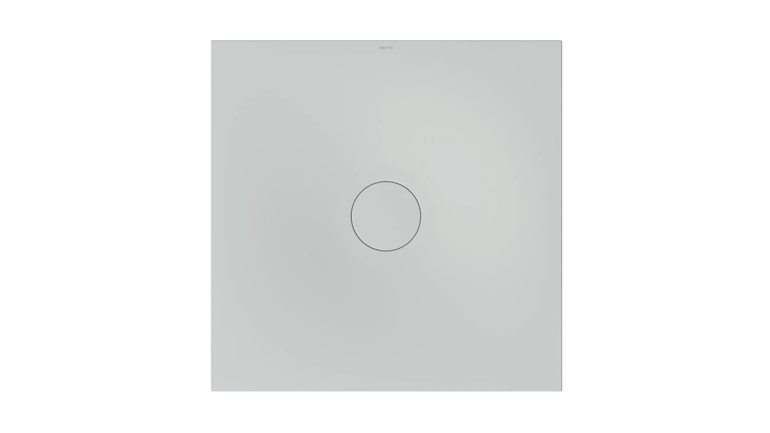 Bette quadrat Duschwanne „BetteAir“ 1000 × 1000 mm ohne Oberflächenbeschichtung, ohne Oberflächenveredelung, mit Minimum-Wannenträger, in Manhattan