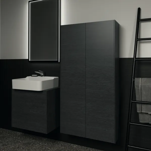 Ideal Standard Conca Halbhochschrank Eiche geflammt 720x250x1400mm Ideal Standard Conca Halbhochschrank Eiche geflammt 720x250x1400mm