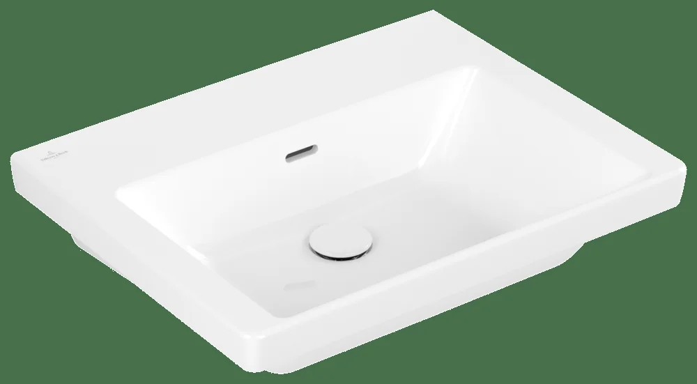 Villeroy & Boch Subway 3.0 Waschbecken 600x470mm Rechteck mit Überlauf Weiß Alpin Villeroy & Boch Subway 3.0 Waschbecken 600x470mm Rechteck mit Überlauf Weiß Alpin
