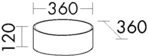 burgbad Waschbecken „Sys30“ 400 × 200 × 160 mm, Hahnlochposition mittig burgbad Waschbecken „Sys30“ 400 × 200 × 160 mm, Hahnlochposition mittig