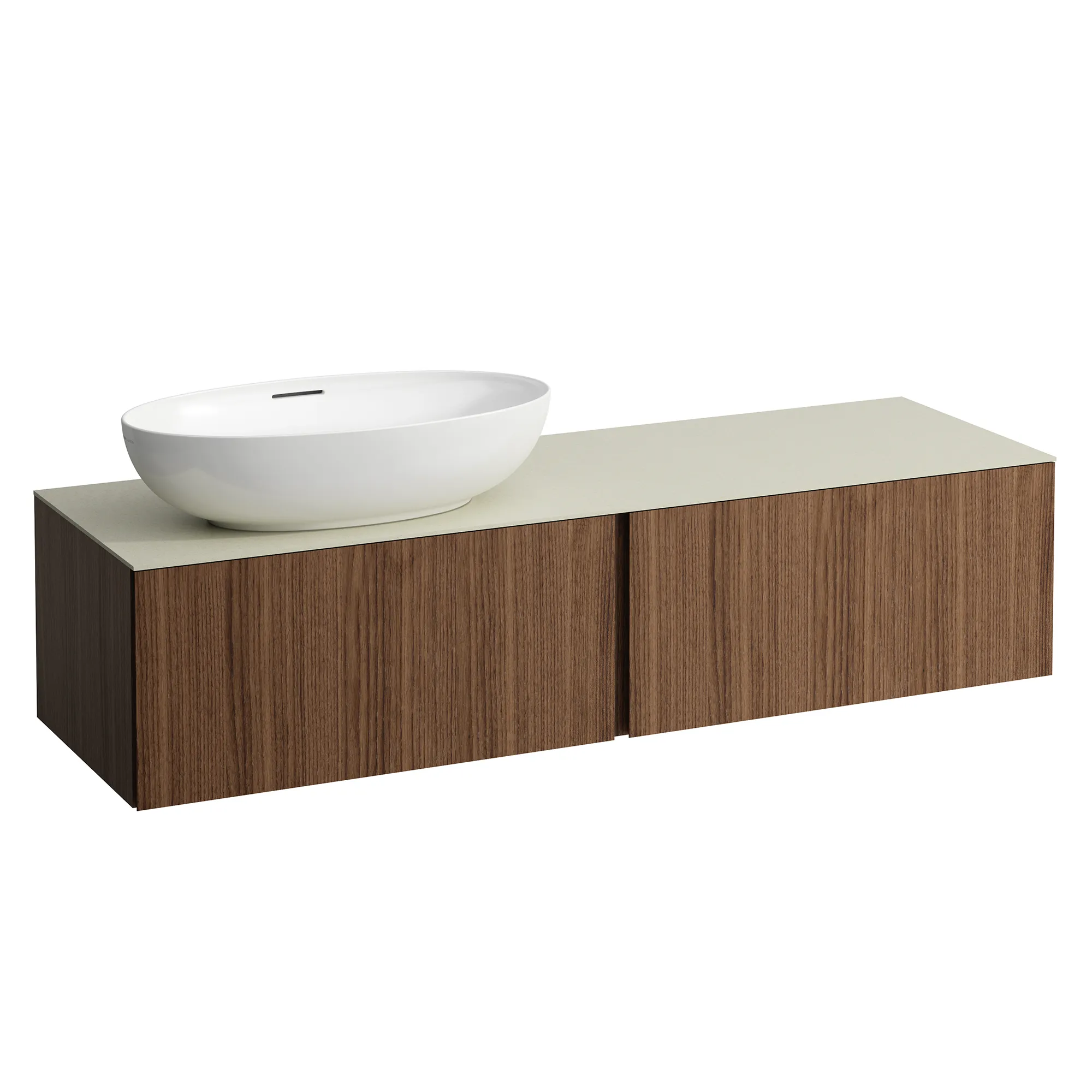 Schubladenelement (Waschtischunterbau+Waschtischplatte) ILBAGNOALESSI 500x1600x370 2 Schubladen integrierte versteckte Griffe seitlich Vollauszug Soft-Close Ausschnitt links Calce Avorio Top passend zu Waschtisch H818975/6 H818977/8 Weiß matt Schubladenelement (Waschtischunterbau+Waschtischplatte) ILBAGNOALESSI 500x1600x370 2 Schubladen integrierte versteckte Griffe seitlich Vollauszug Soft-Close Ausschnitt links Calce Avorio Top passend zu Waschtisch H818975/6 H818977/8 Weiß matt