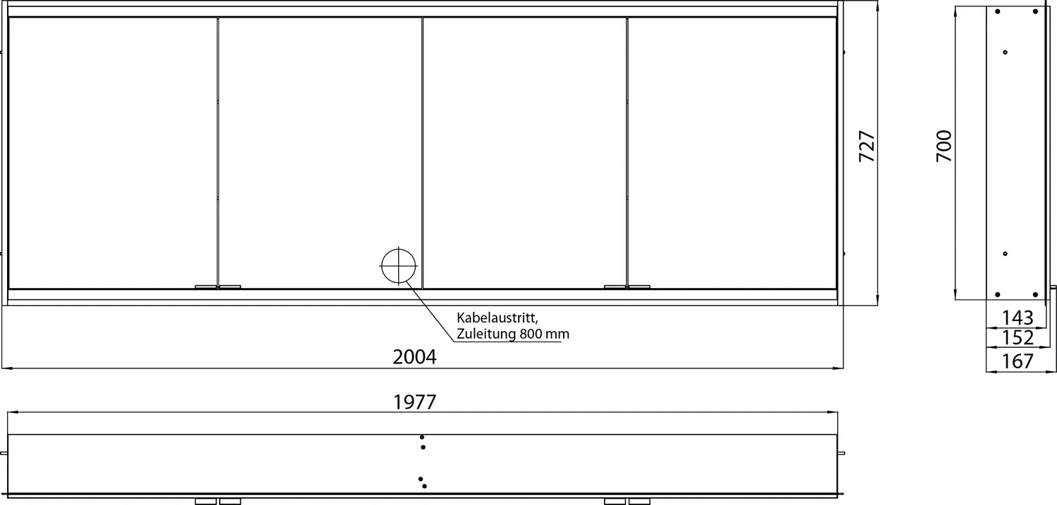 emco Spiegelschrank „prime 2“ Facelift 200,4 × 70 × 16,7 cm emco Spiegelschrank „prime 2“ Facelift 200,4 × 70 × 16,7 cm