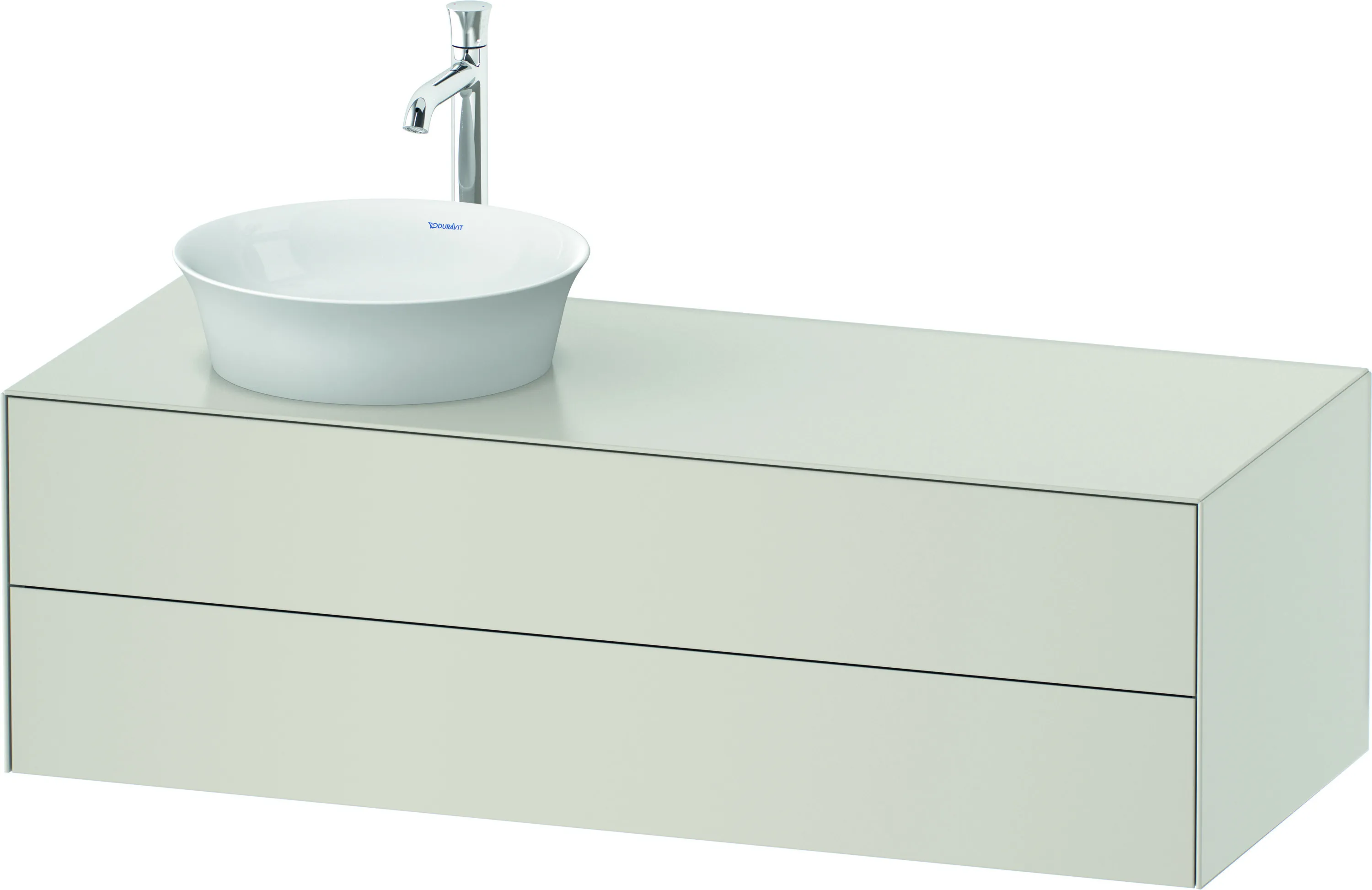 Duravit Waschtischunterschrank wandhängend „White Tulip“ 130 × 40,8 × 55 cm Duravit Waschtischunterschrank wandhängend „White Tulip“ 130 × 40,8 × 55 cm
