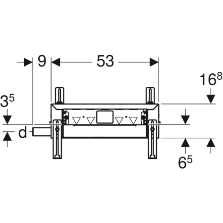 Geberit Vorwand-/Einbauelement für Bad-/Duscharmatur „Kombifix“ Geberit Vorwand-/Einbauelement für Bad-/Duscharmatur „Kombifix“