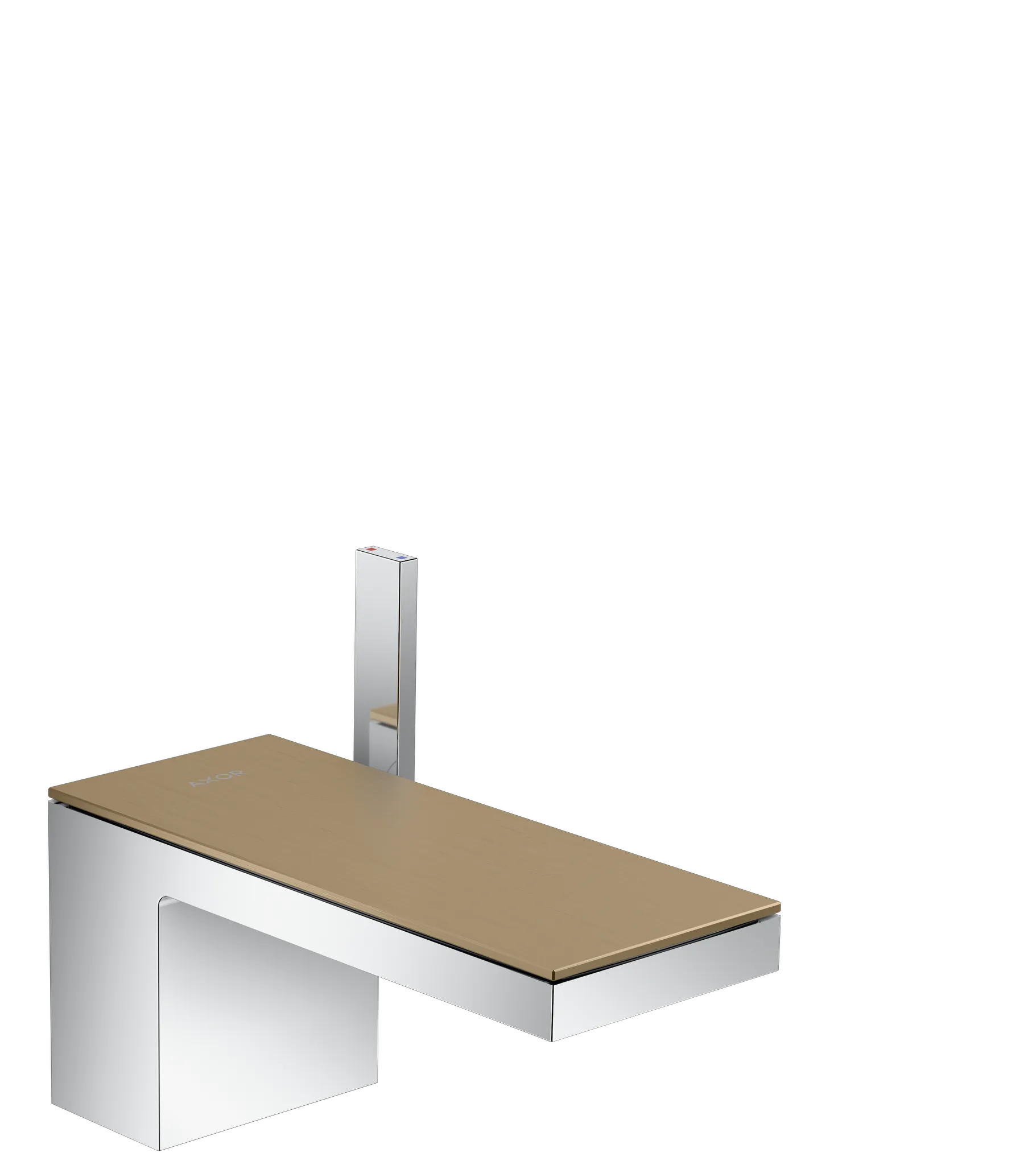 Hansgrohe AXOR MyEdition Einhebel-Waschtischmischer 70 mit Push-Open Ablaufgarnitur ohne Platte, Chrom Hansgrohe AXOR MyEdition Einhebel-Waschtischmischer 70 mit Push-Open Ablaufgarnitur ohne Platte, Chrom