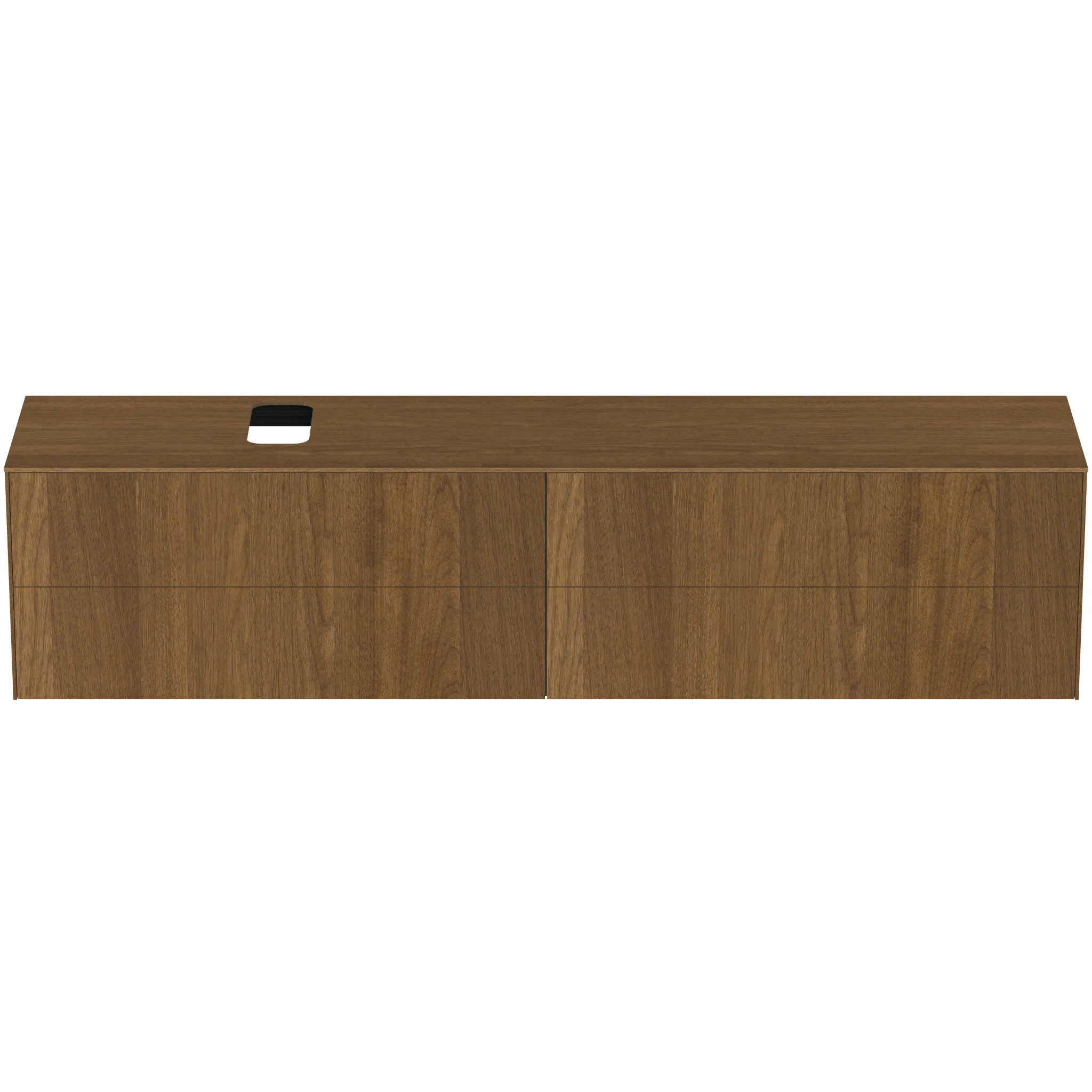 Ideal Standard Waschtischunterschrank Conca, 4 Auszüge, Walnuss Dunkel
