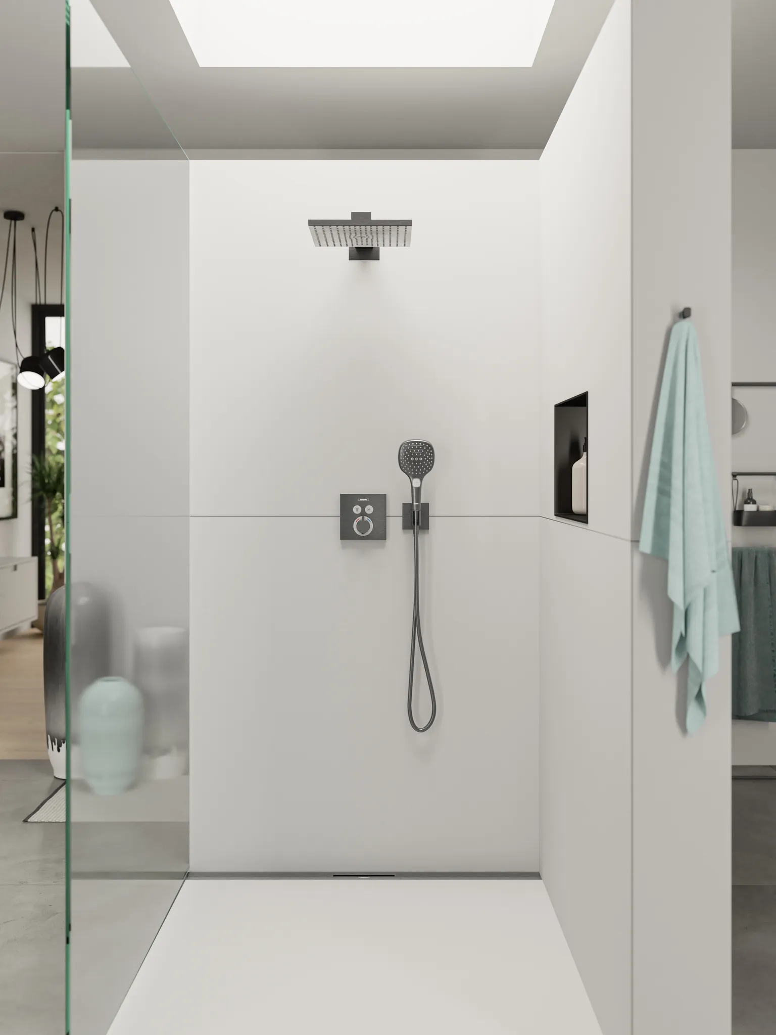 Thermostat Unterputz ShowerSelect Fertigset 2 Verbraucher chrom