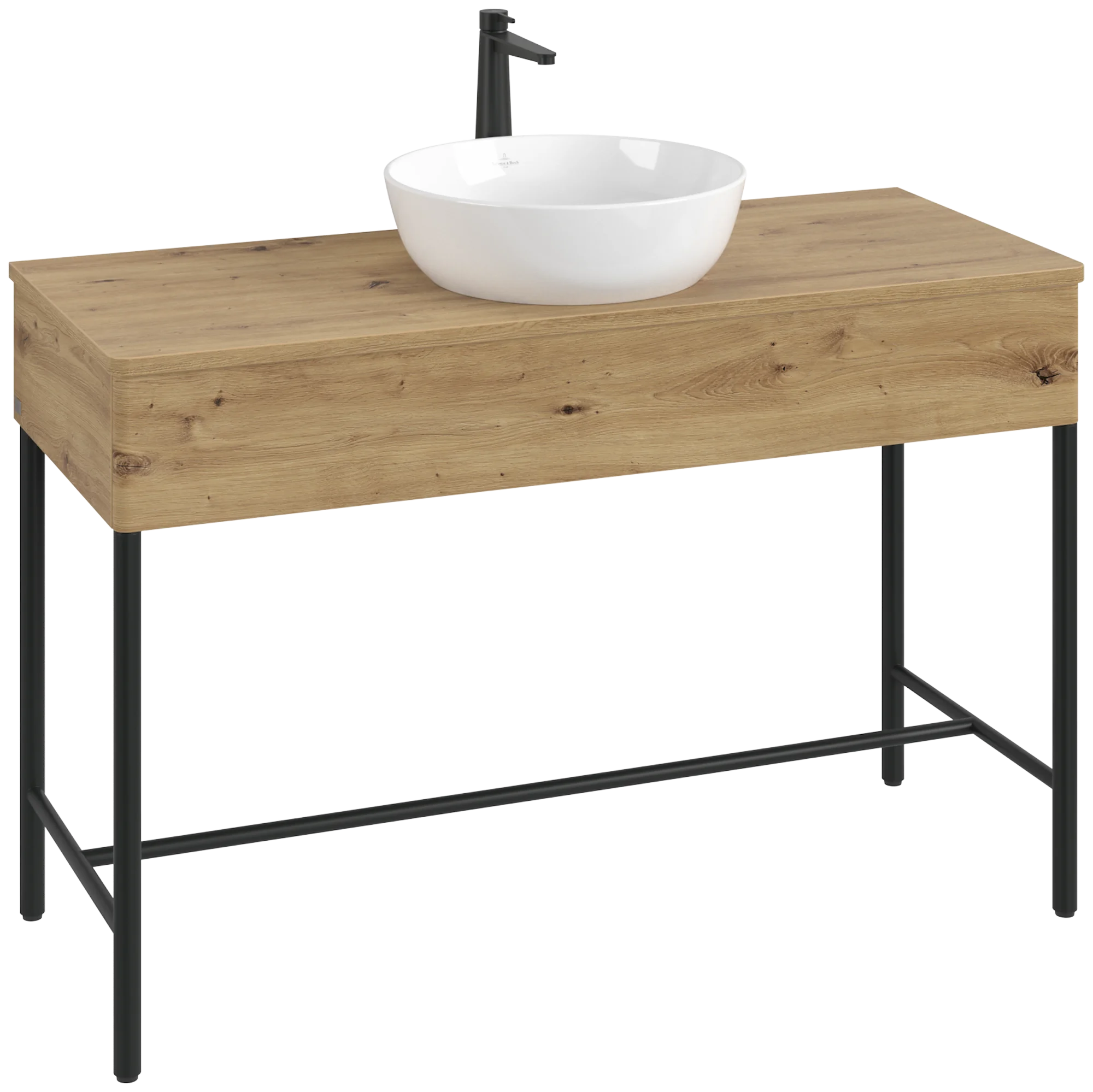 Villeroy & Boch Waschbeckenunterschrank Artis K62051TS, Eckig Oak Natural Touch, 1.200 x 782 x 500 mm, Push-to-open Funktion, mit Hahnlochbohrung Villeroy & Boch Waschbeckenunterschrank Artis K62051TS, Eckig Oak Natural Touch, 1.200 x 782 x 500 mm, Push-to-open Funktion, mit Hahnlochbohrung