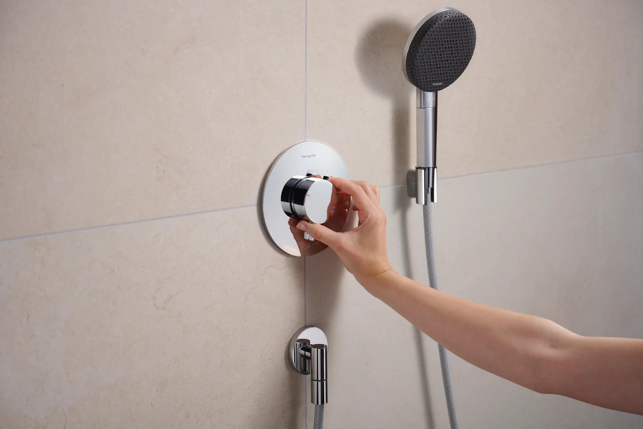 Hansgrohe Ecostat Comfort S Thermostat Unterputz für 1 Verbraucher, Chrom Hansgrohe Ecostat Comfort S Thermostat Unterputz für 1 Verbraucher, Chrom