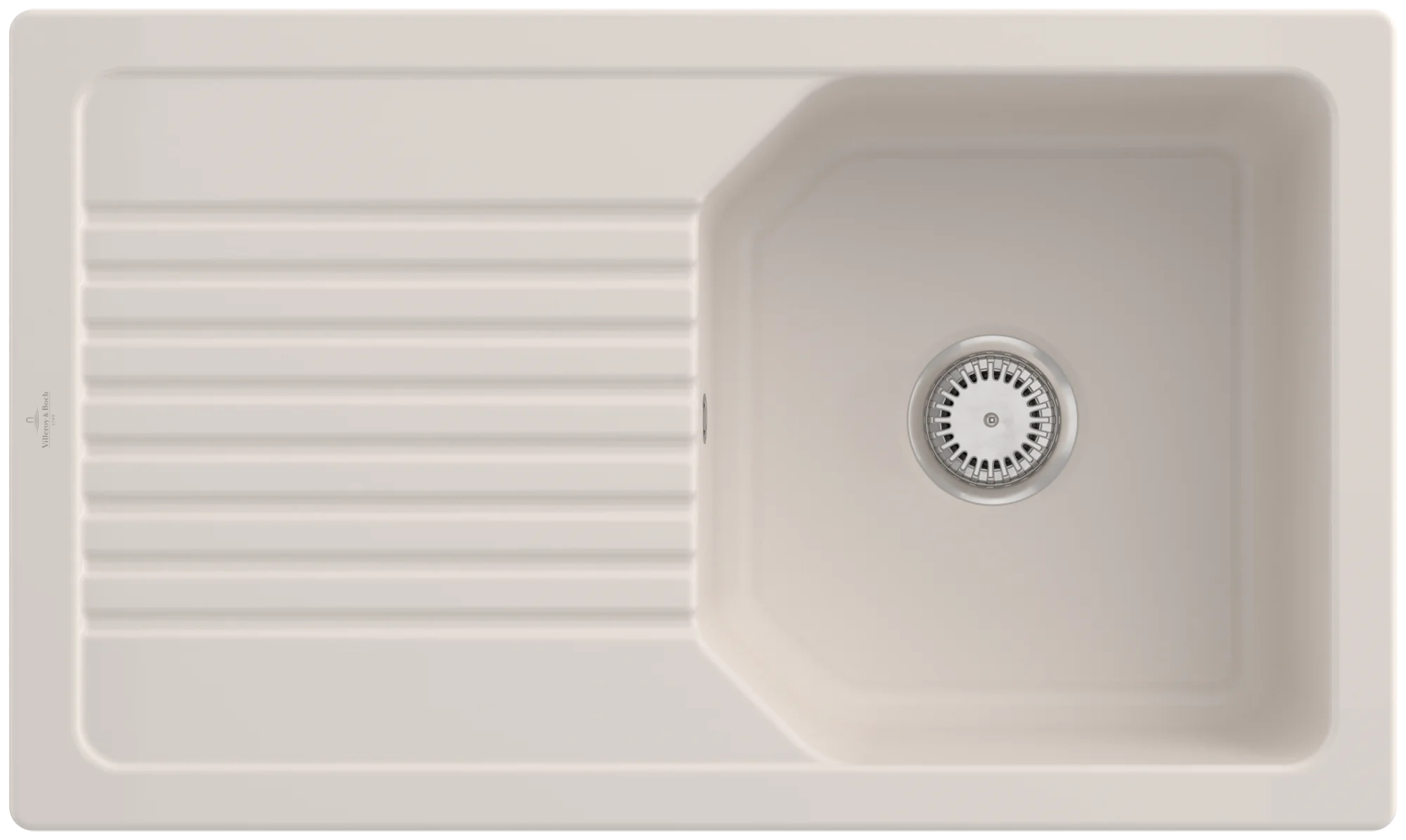 Villeroy & Boch Linara 50 Einbauspüle, 860x510mm, TitanCeram, Crema CeramicPlus Villeroy & Boch Linara 50 Einbauspüle, 860x510mm, TitanCeram, Crema CeramicPlus