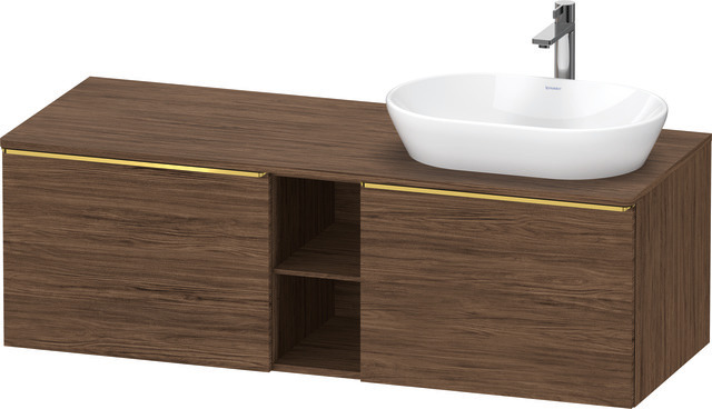 Duravit Waschtischunterschrank wandhängend „D-Neo“ 140 × 45,9 × 55 cm