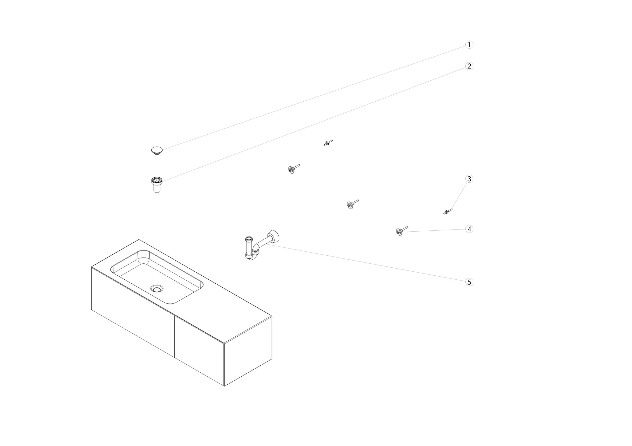 Alape Waschplatz Folio8 Eiche gebürstet Alape Waschplatz Folio8 Eiche gebürstet