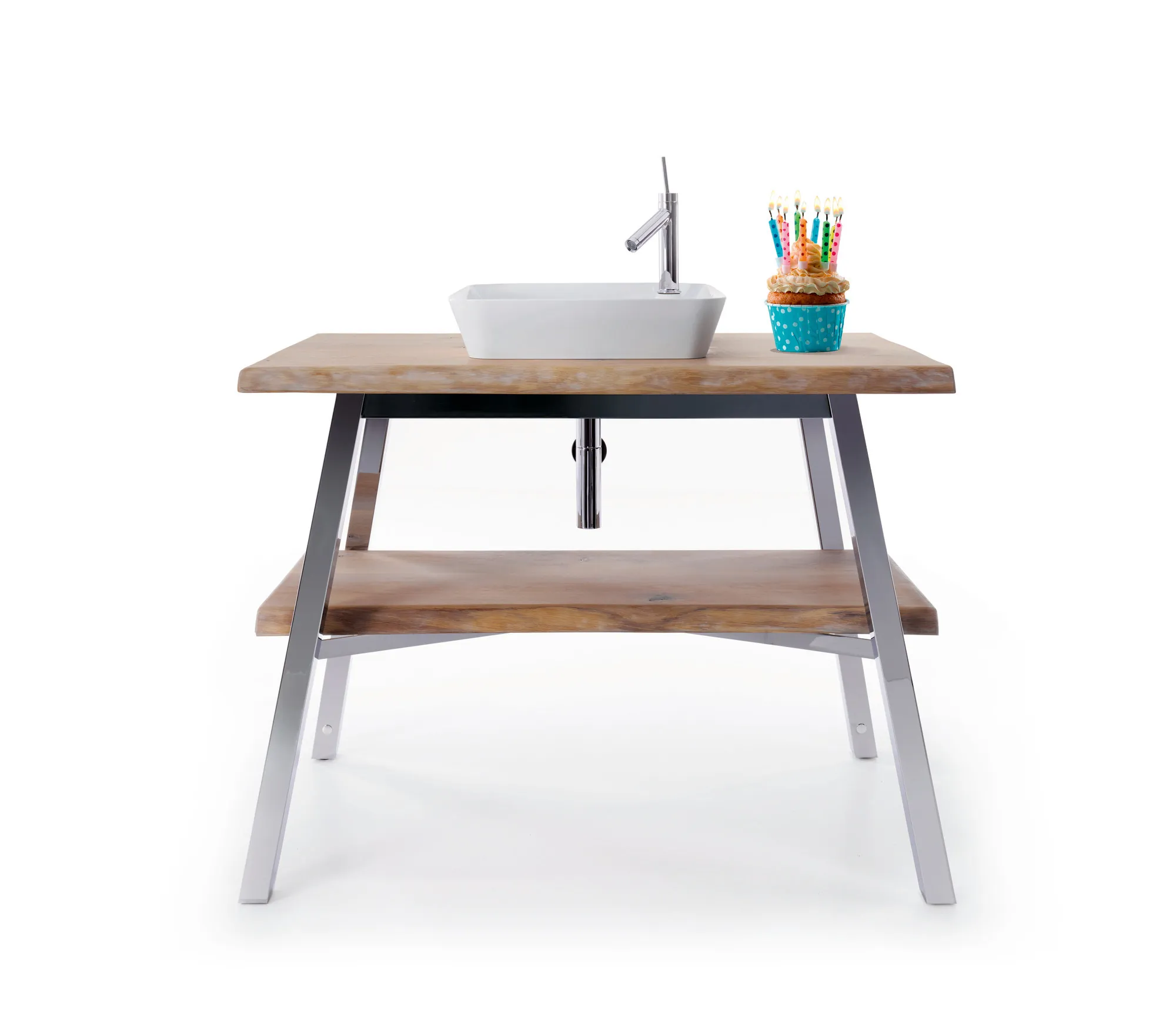 Aufsatzwaschtisch „Cape Cod“, ohne Überlauf, Hahnlochposition mittig in Weiß Hochglanz Aufsatzwaschtisch „Cape Cod“, ohne Überlauf, Hahnlochposition mittig in Weiß Hochglanz