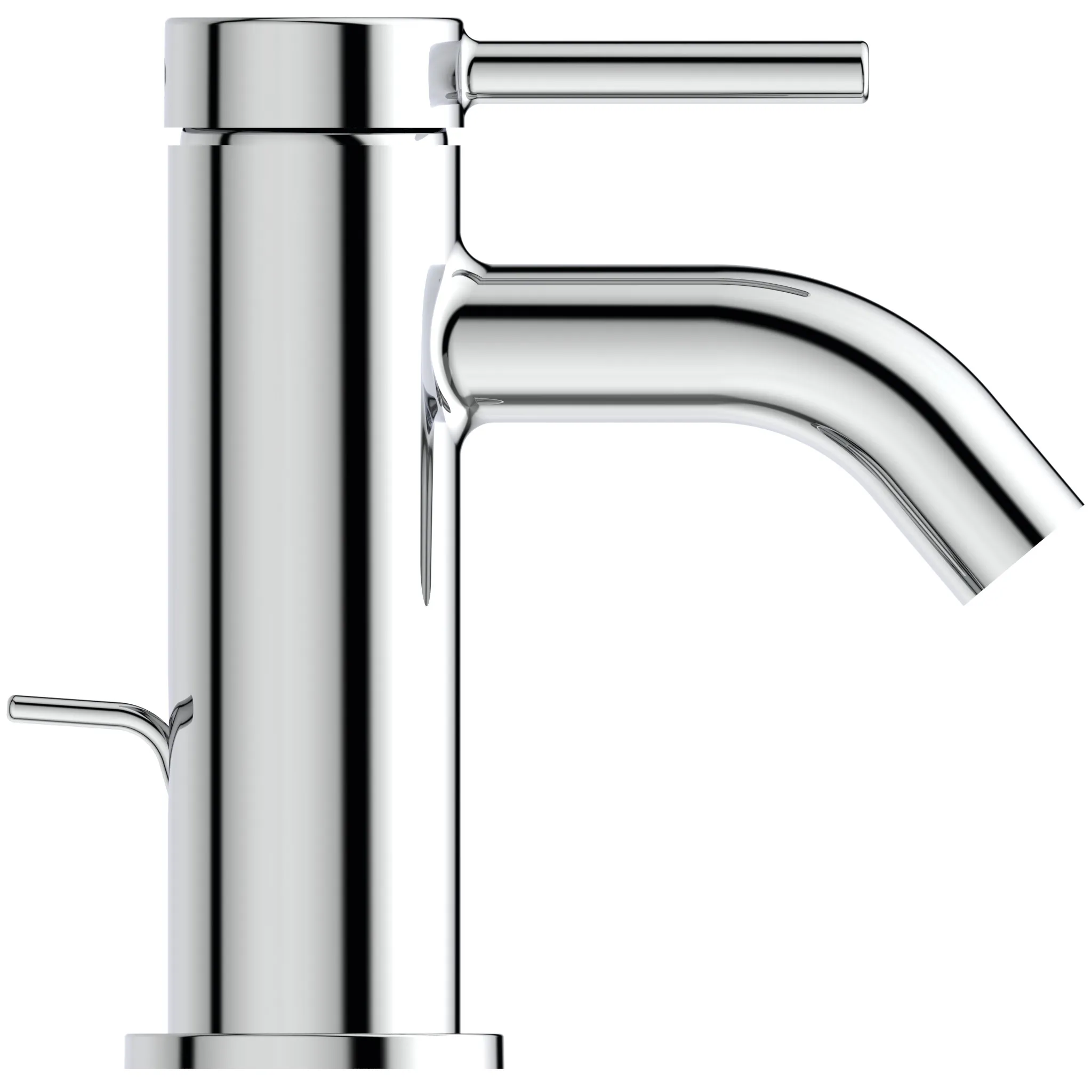 Waschtischarmatur Ceraline Nuovo Ausladung 90mm mit Ablaufgarnitur Chrom Waschtischarmatur Ceraline Nuovo Ausladung 90mm mit Ablaufgarnitur Chrom