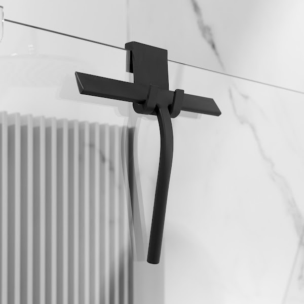 HSK Glaswischer 22 × 24,4 cm in schwarz, matt (5 Stück)