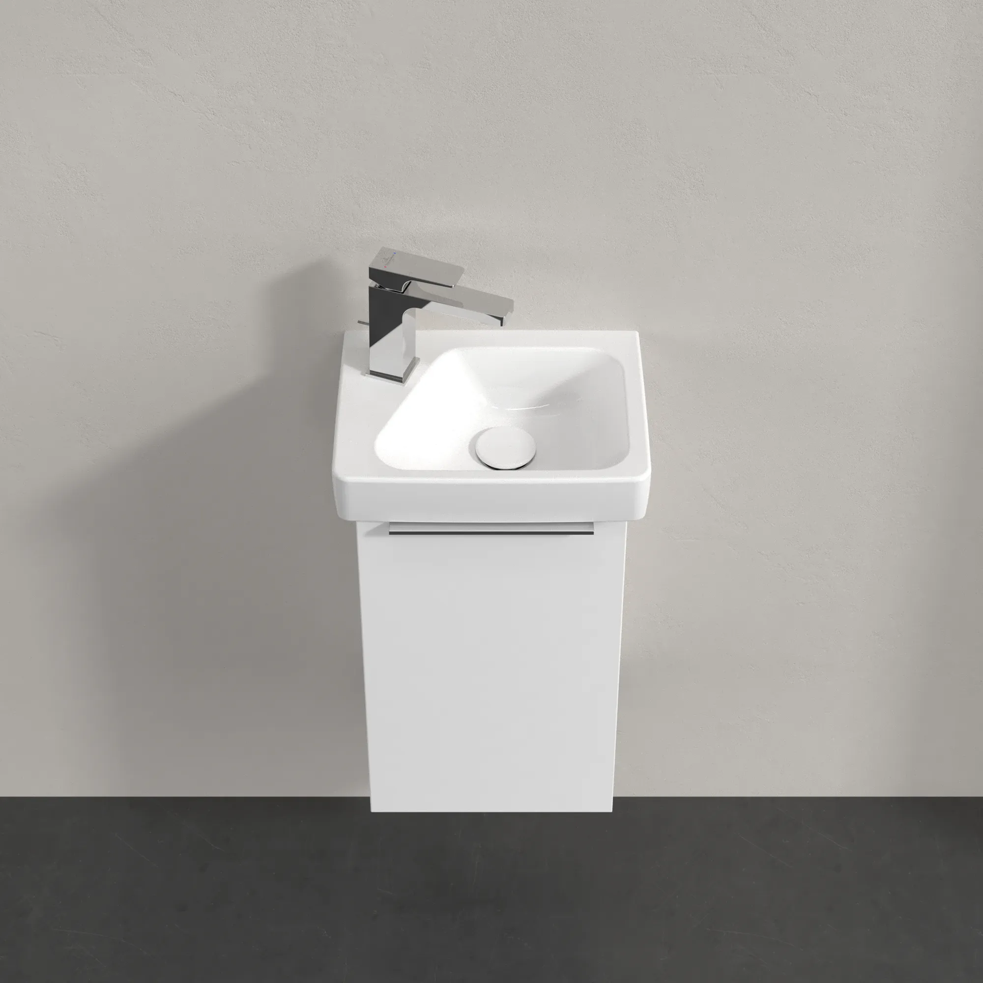Villeroy & Boch Waschtischunterschrank „Architectura“ 310 × 520 mm Weiß Matt, Anschlag links Villeroy & Boch Waschtischunterschrank „Architectura“ 310 × 520 mm Weiß Matt, Anschlag links