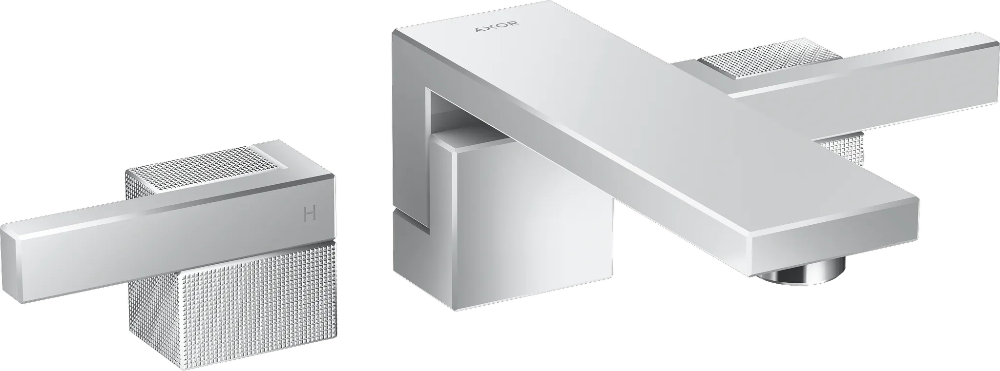 Hansgrohe AXOR Edge 3-Loch Waschtischarmatur Unterputz, Chrom Farbe: Chrom Hansgrohe AXOR Edge 3-Loch Waschtischarmatur Unterputz, Chrom Farbe: Chrom